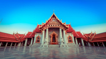 大理石寺庙什么本查马波皮特杜西瓦纳拉姆曼谷泰国