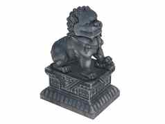 亚洲狮子雕像