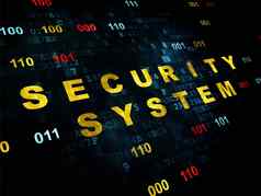 保护概念安全系统数字背景