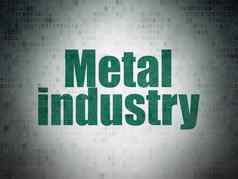 减少加工概念金属行业数字纸背景