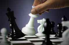 国际象棋游戏王使彻底失败女王