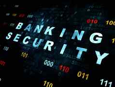 保护概念银行安全数字背景
