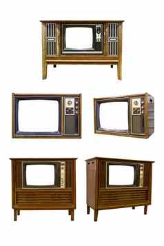 复古的古董电视