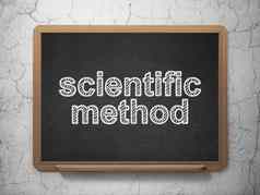 科学概念科学方法黑板背景