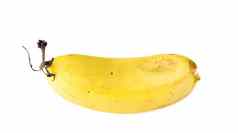 香蕉成熟白色背景