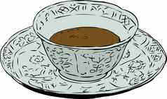 世纪中国人茶杯飞碟