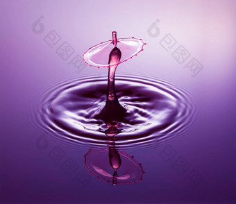 紫色鸡尾酒伞