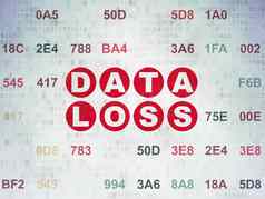 信息概念数据损失数字数据纸背景