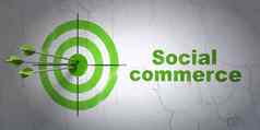 市场营销概念目标社会商务墙背景