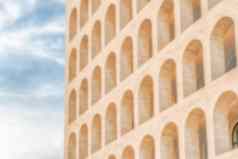 散焦背景新古典主义体系结构罗马意大利