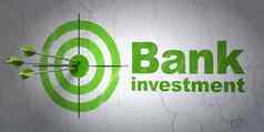 银行概念目标银行投资墙背景