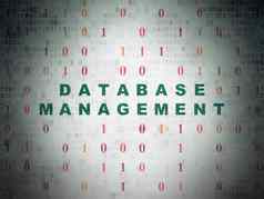 软件概念数据库管理数字数据纸背景