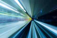 速度运动城市高速公路路隧道