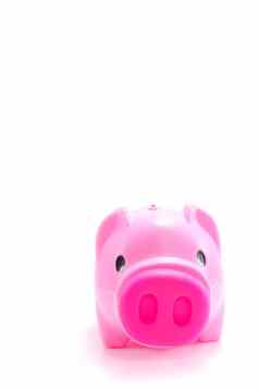 粉红色的小猪银行