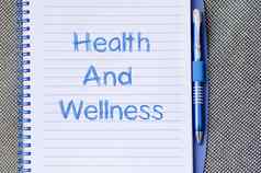 健康健康写笔记本