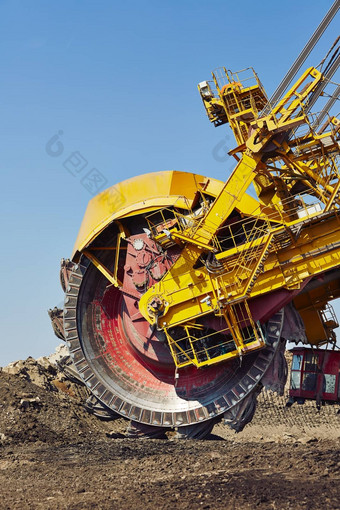 巨大的矿业机