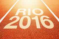 里约奥运会标题运动体育运动运行跟踪