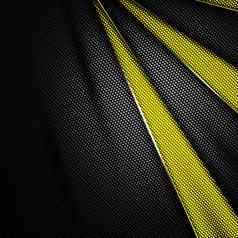 黄色的黑色的碳纤维背景