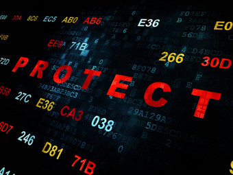 保护概念保护数字背景