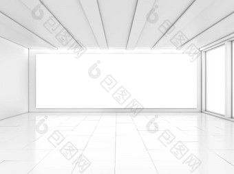 空白色房间极简主义风格