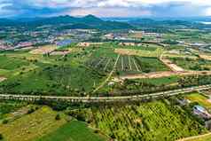 空中照片农业农业土地发展