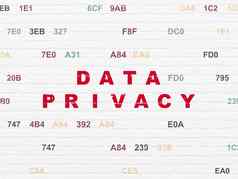 保护概念数据隐私墙背景