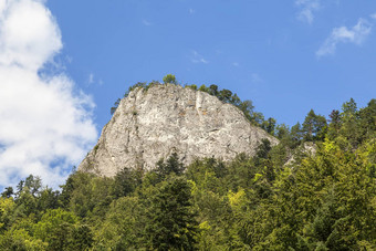 视图前索科利察泡沫山船漂流波兰