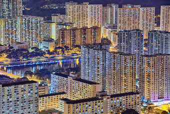 在香港香港晚上