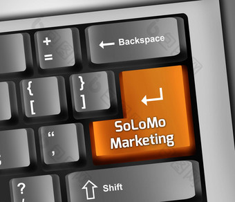 键盘插图索罗莫市场营销