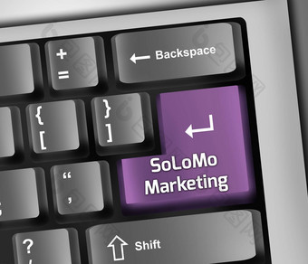 键盘插图索罗莫市场营销