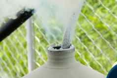 关闭容器液体氮冷金属管吸烟转移液体氮