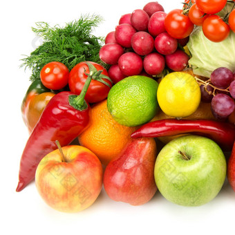 集健康的蔬菜水果