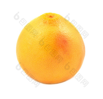 葡萄柚孤立的白色