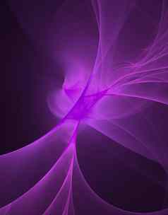 发光的紫色的弯曲的行黑暗摘要背景插图
