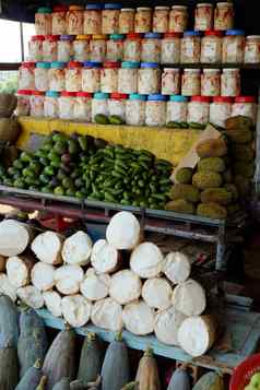 越南食物商店户外农民市场