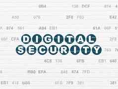 保护概念数字安全墙背景