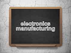 减少加工概念电子产品制造业黑板背景