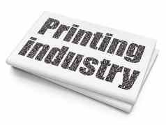 行业概念印刷行业空白报纸背景