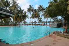 太阳岛马尔代夫2月游泳池海滩马尔代夫岛