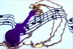 吉他紫色颜色链