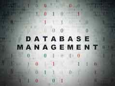 数据库概念数据库管理数字数据纸背景