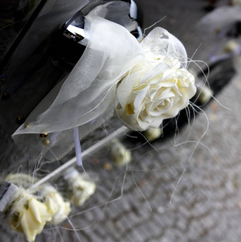 婚礼装饰新娘车