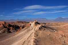 Valle月谷月亮阿塔卡马沙漠智利