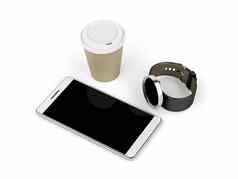 智能手机智能手表咖啡杯