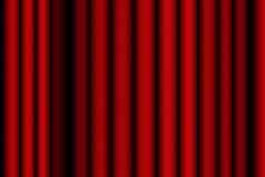 背景红色的剧院窗帘