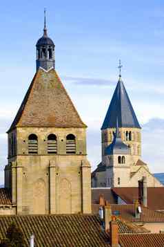 修道院克鲁尼勃艮第法国
