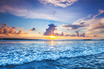 日落海巴厘岛