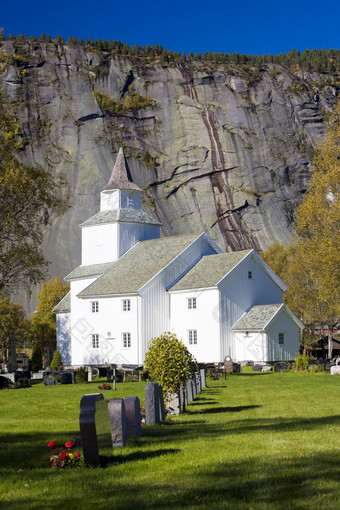 教堂Valle挪威