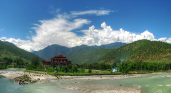 punakhadzong资本不丹