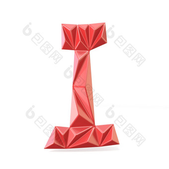 红色的现代<strong>三角</strong>字体。信
